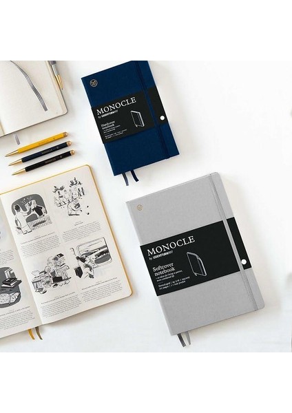 LEUCHTTURM1917 x Monocle Limited Edition Defter B6, Yumuşak Kapak, 128 Noktalı Sayfa Yellow 363362 fırsatları