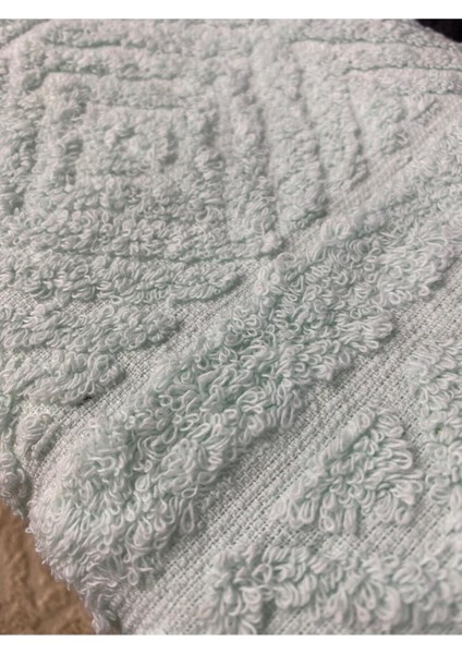 Karo 3’lü El ve Yüz Havlu Seti – 50X90 cm %100 Pamuk, Yumuşak Dokulu,örgü Desen modelleri