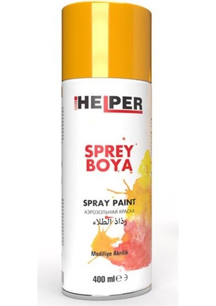 Helper 1003 Parlak Sarı Sprey Boya 200ML