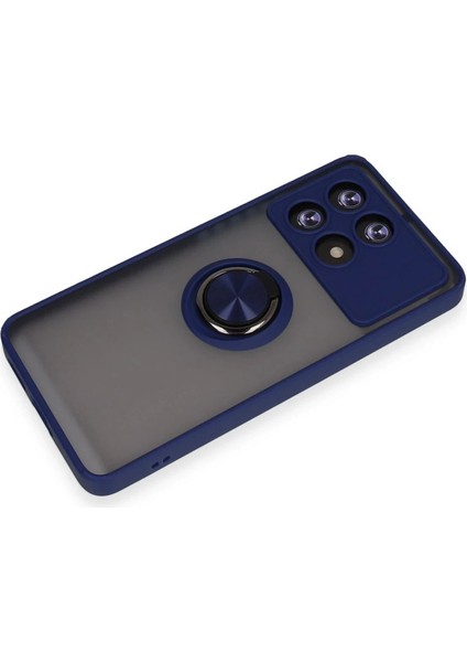 Xiaomi Poco X6 Pro Kılıf Montreal Yüzüklü Silikon Kapak - Lacivert - ALVN9039-1238 fırsatları