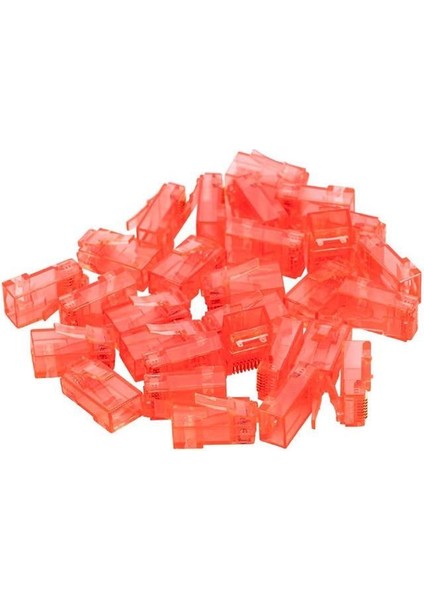Powermaster PM-22701 RJ45 RJ45 Cat6 8p/8c Kırmızı Soket (100'LÜ Paket) fiyatları
