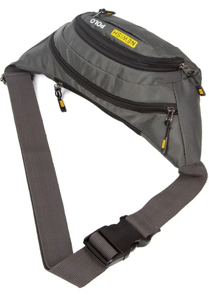 Siyah Impertex Kumaş Çapraz Omuz ve Bel Çantası, Şık ve Kullanışlı Tasarım indirimleri