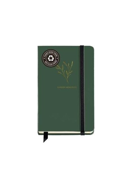 A6 Çizgisiz Leaves Garden Defter