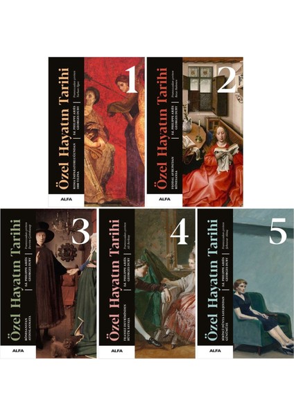 Özel Hayatın Tarihi 5 Kitap Set (Ciltli)