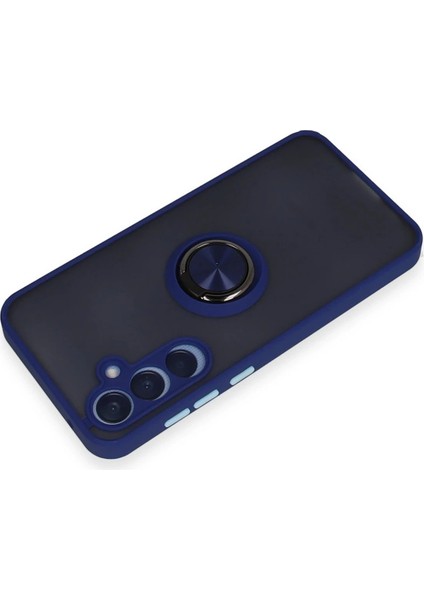 Samsung Galaxy A55 5g Kılıf Montreal Yüzüklü Silikon Kapak - Lacivert - ALVN5833-8524 modelleri