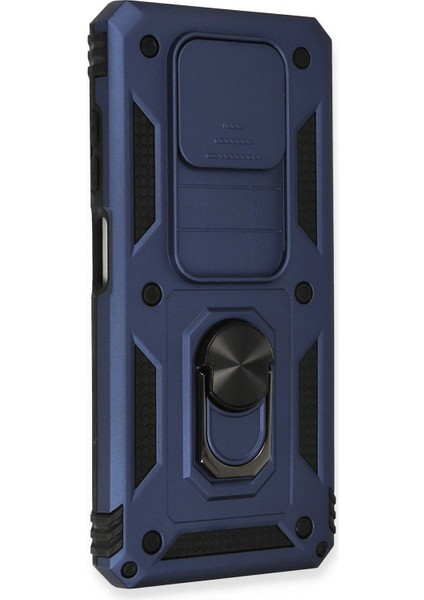 Xiaomi Pocophone X3 Kılıf Pars Lens Yüzüklü Silikon - Lacivert - ALVN8485-7879 fiyatları