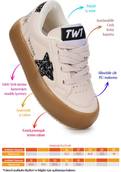 Rida Günlük Bağcıklı Kız Çocuk Spor Ayakkabı fiyatları