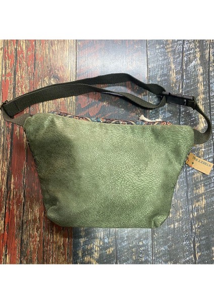 Yeşil Bohem Günlük Seyehat Bel Çantası Çok Cepli Suya Dayanıklı fiyatları