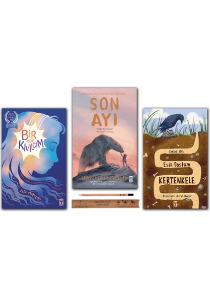 Son Ayı - Bir Kür Kıvılcım - Eski Dostum Kertenkele Set 3 Kitap