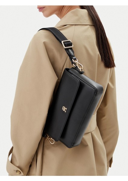 Tommy Hılfıger Kadın Omuz Çantası AW0AW17219-BDS