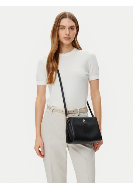 Tommy Hılfıger Kadın Omuz Çantası AW0AW17225-BDS