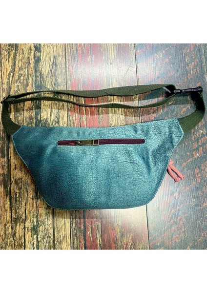 Yeşil Bohem Etnik Günlük Seyahat Bel Çantası Çok Cepli Suya Dayanıklı modelleri