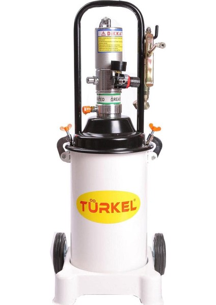 Türkel Havalı Gres Pompası 12 Litre