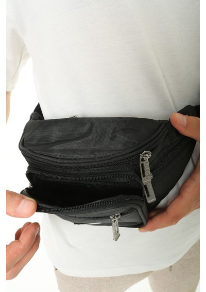 Kapsamlı ve Şık Çapraz Göğüs ve Bel Çantası, Çok Gözlü, Unisex Kullanım. fırsatları