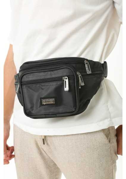 Kapsamlı ve Şık Çapraz Göğüs ve Bel Çantası, Çok Gözlü, Unisex Kullanım.