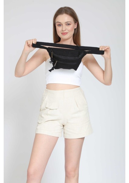 Su Geçirmez Bel Çantası, Günlük ve Seyahat Için Rahat Kol Askılıklı Siyah fiyatları