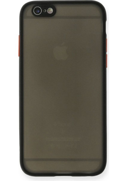 iPhone 6 Kılıf Montreal Silikon Kapak - Siyah