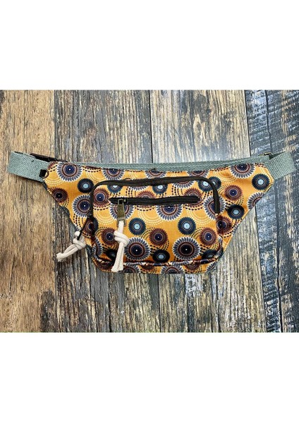 Renkli Bohem Etnik Omuz ve Bel Çantası, Günlük ve Seyahat Kullanımı Için