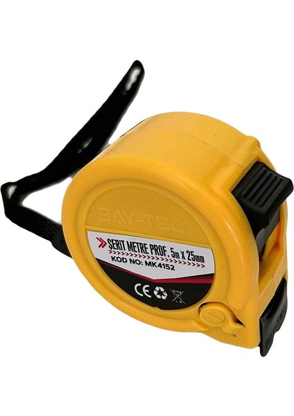 MK4152 Profesyonel Çelik Şerit Metre 5X25MM fırsatları
