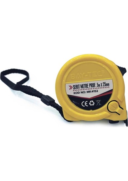 MK4152 Profesyonel Çelik Şerit Metre 5X25MM indirimleri