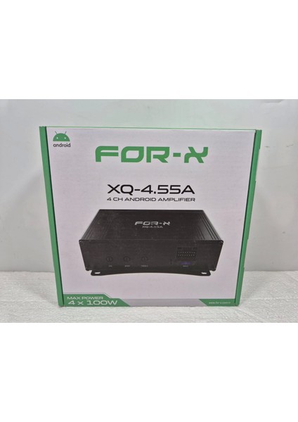 Android Amfi - For-X XQ-4.55A Android Amfi - Amfi Tesisatı Gerekmeyen Android Teybe Ses Arttırıcı Amfi