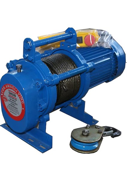 Shun 1000 kg Profesyonel Vinç 220 Volt 50 Metre