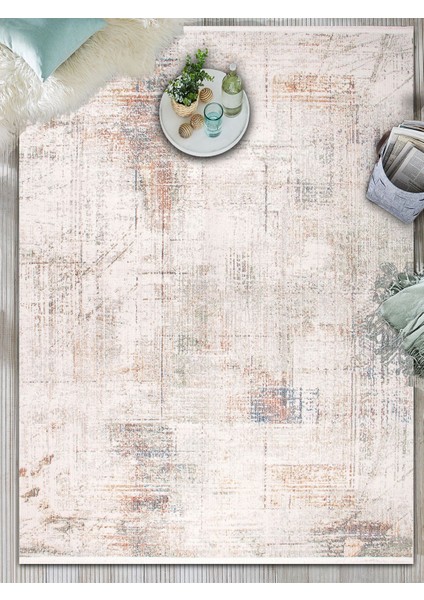 Sofia, Vintage Desenli Sanatsal Cross Dokuma Salon ve Oturma Odası Halısı indirimleri