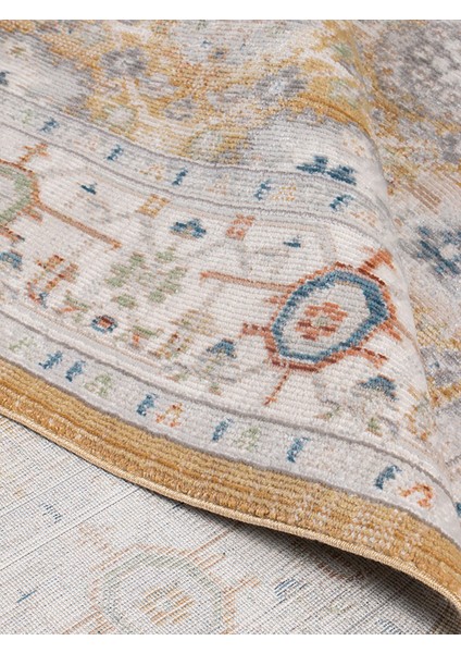 Sofia, Vintage Desenli Sanatsal Cross Dokuma Salon ve Oturma Odası Halısı modelleri