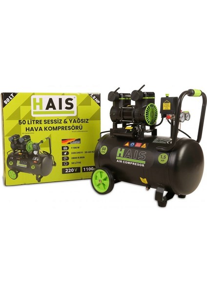 Hais Hava Kompresörü 50 Litre 1.5hp modelleri