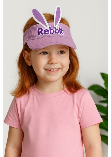 Kız Çocuk Şapkası Sevimli Hayvan Figürlü Yarım Şapka