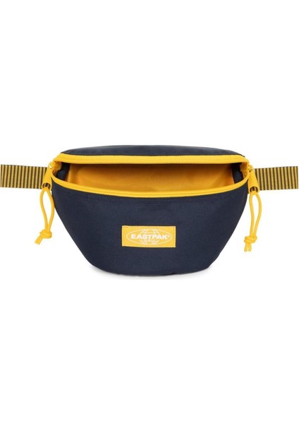 Lacivert Mini Bel Çantası, Kontrast Çizgili, Şık ve Hafif Tasarım fiyatları