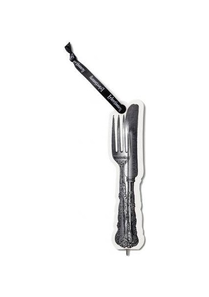 Eclectionery Flat Kalemli Kitap Ayracı - Bıçak & Çatal