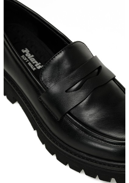 324500C.Z 5pr Siyah Kadın Oxford Ayakkabı