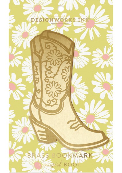 Designworks Jumbo Metal Kitap Ayracı Cowgirl Boot