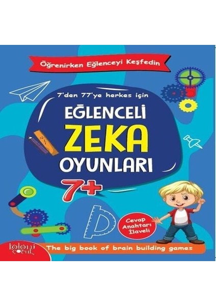 Eğlenceli Zeka Oyunları - Mavi -Öğrenirken Eğlenceyi Keşfedin