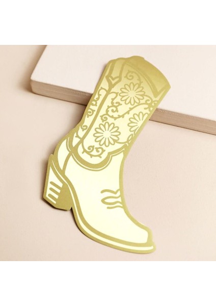 Designworks Jumbo Metal Kitap Ayracı Cowgirl Boot modelleri
