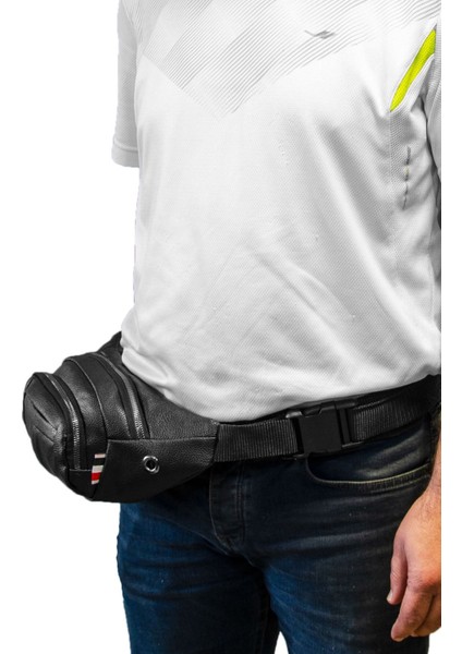 Şık Suni Deri Bel ve Göğüs Çantası, Siyah, Hafif ve Kullanışlı, Modern Tasarım modelleri