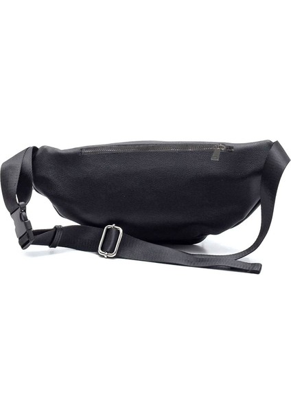 Şık Suni Deri Bel ve Göğüs Çantası, Siyah, Hafif ve Kullanışlı, Modern Tasarım