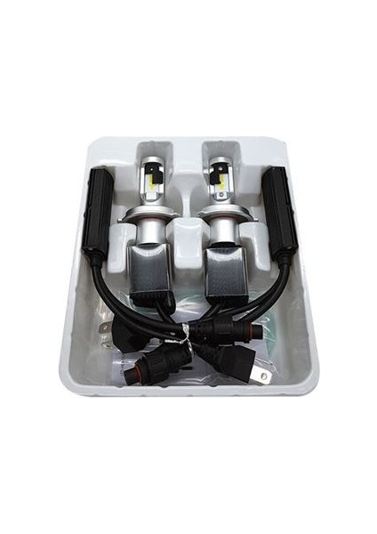 Takım Ledli Xenon Set H4 6000K (Led Far Ampulu)