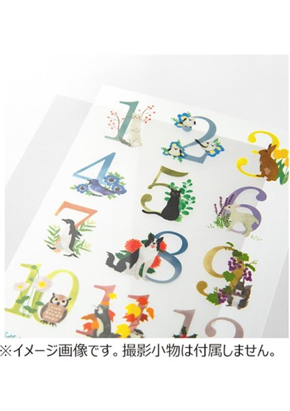 Sticker Transfer Motif Monthly fiyatları