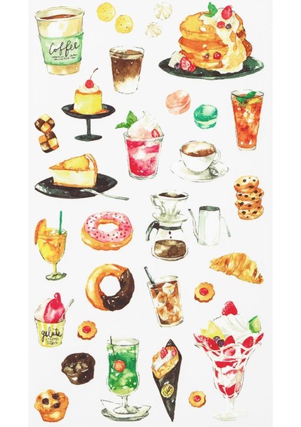 Sticker Transfer Motif Afternoon Tea fiyatları