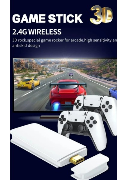 M15 Retro Oyun Konsolu 64GB 20000+OYUN 4K Yüksek Çözünürlüklü Video Oyunu 20+Emülatör Gba Ps1 Arcade fiyatları