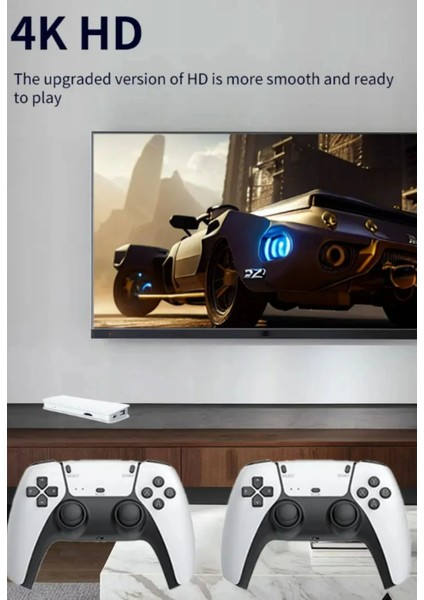 M15 Retro Oyun Konsolu 64GB 20000+OYUN 4K Yüksek Çözünürlüklü Video Oyunu 20+Emülatör Gba Ps1 Arcade modelleri