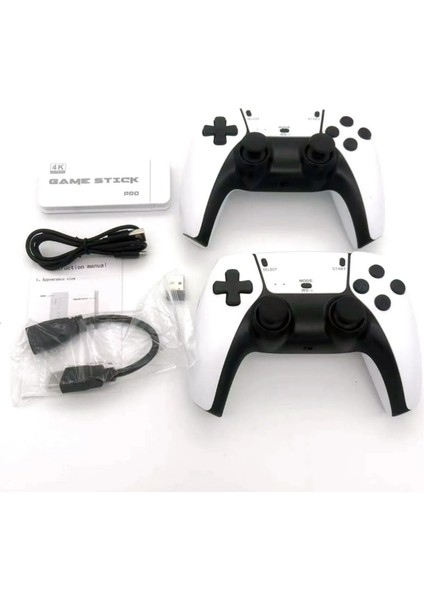 M15 Retro Oyun Konsolu 64GB 20000+OYUN 4K Yüksek Çözünürlüklü Video Oyunu 20+Emülatör Gba Ps1 Arcade