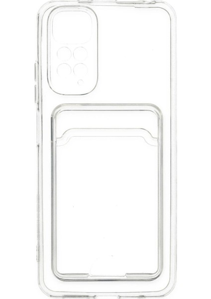 Xiaomi Redmi Note 11 Pro Kılıf Kart Şeffaf Silikon - Şeffaf indirimleri