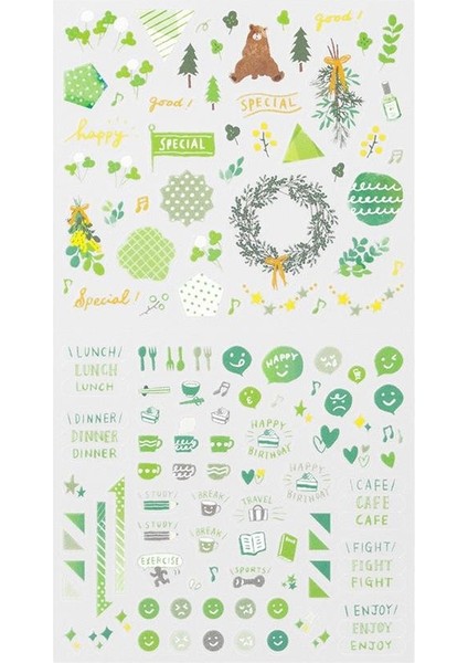 Sticker Color Green