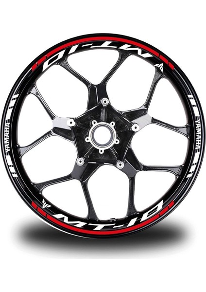 Neon Sarı Yamaha R1m Takım Jant Sticker Etiket