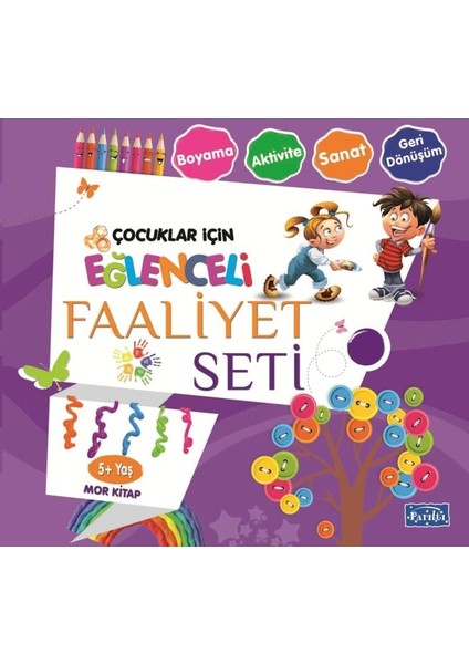 Eğlenceli Faaliyet Seti - Mor - 5+ Yaş