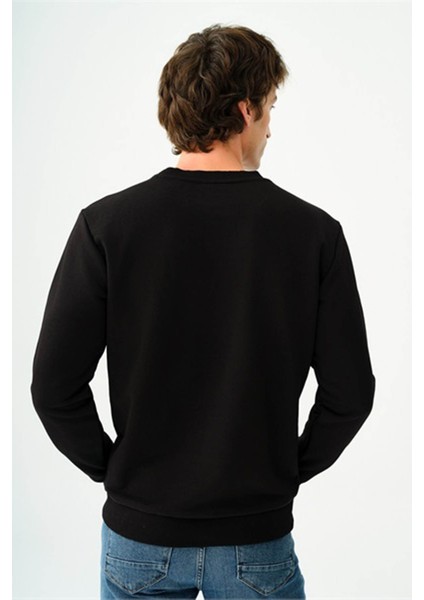 Siyah Erkek Sweatshirt LF2037100 modelleri