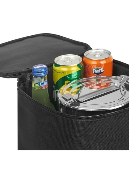Siyah Yalıtımlı Beslenme Çantası Termal Yiyecek ve Içecek Taşıma Çantası modelleri